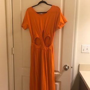 Orange dress